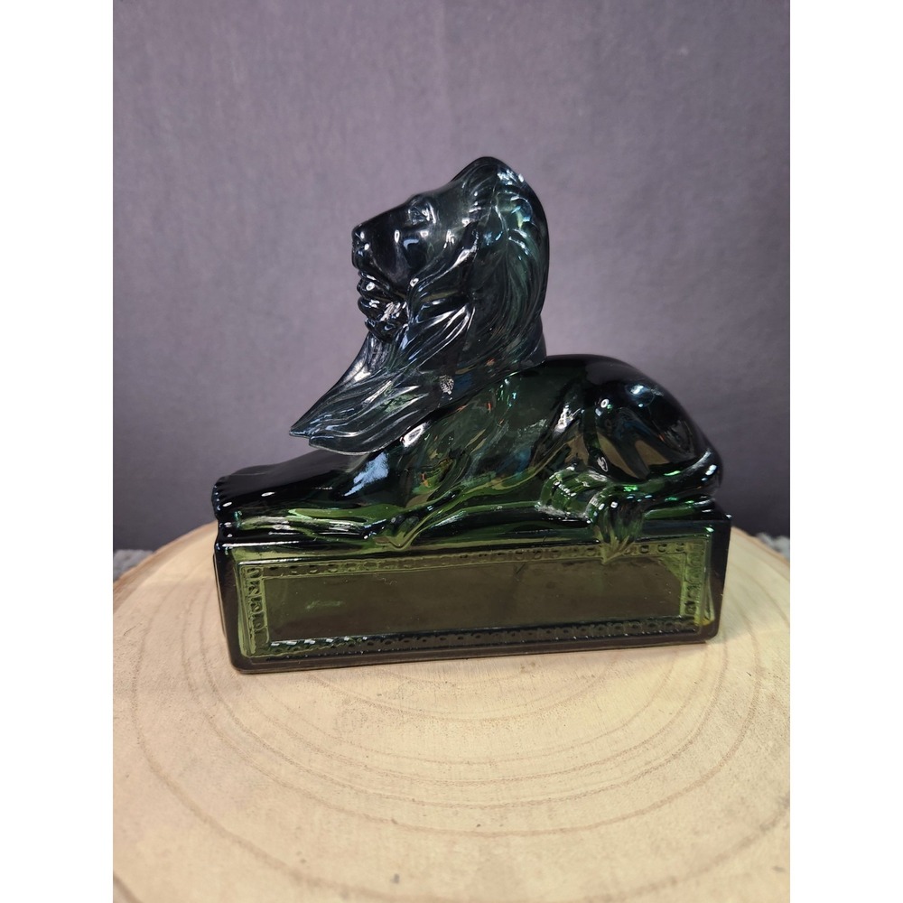 Vintage Avon Classic Lion Wild After Shave Glass Bottle‎ (EMPTY) Pre-Owned